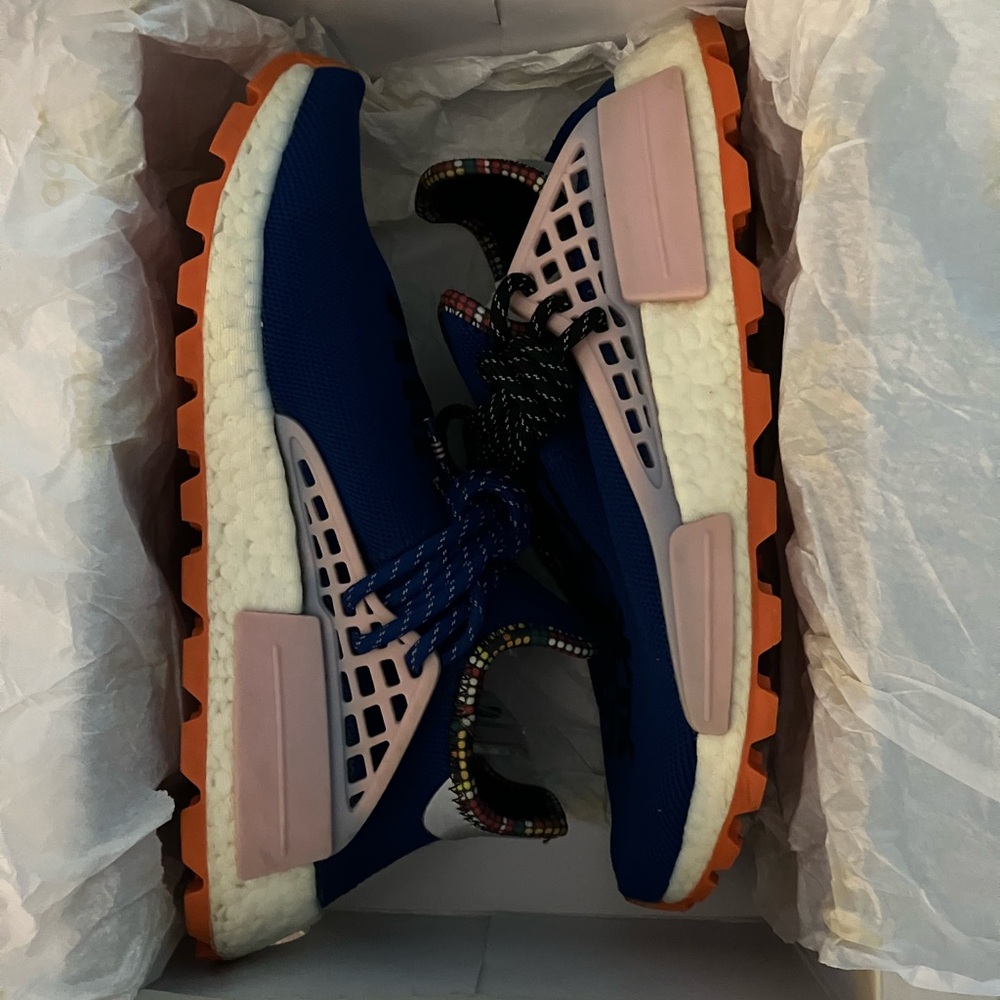 Adidas PW SOLAR HU NMD in box men’s size 7.5 with extra shoe strings